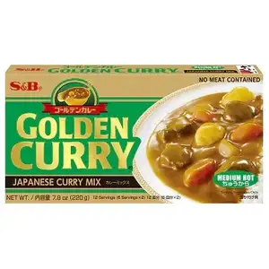 Golden Curry Sauce Mix Medium Hot - S&B