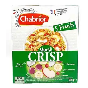 5 Fruits Crisp Muesli - Chabrior