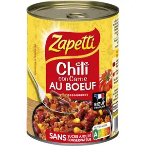 Chili with Beef Carne - Zapetti