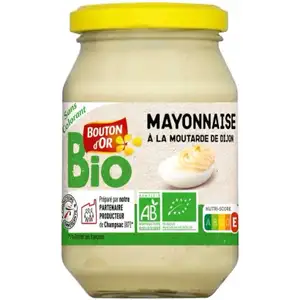 Organic Mayonnaise with Dijon Mustard - Bouton d'Or