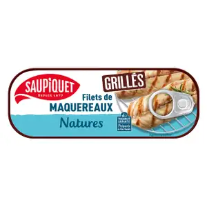 Grilled Mackerel Fillets Nature - Saupiquet