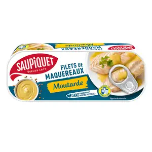 Mackerel Filets in Mustard - Saupiquet