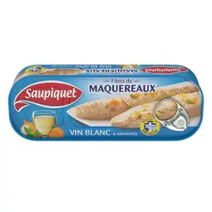 White Wine Mackerel Filets - Saupiquet