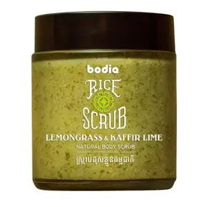 Body Rice Scrub - Lemongrass & Kaffir Lime - Bodia