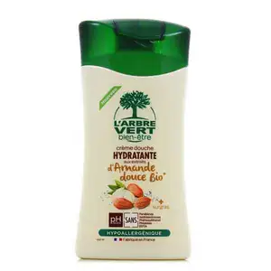 Organic Sweet Almond Extract Shower Cream - L'Arbre Vert