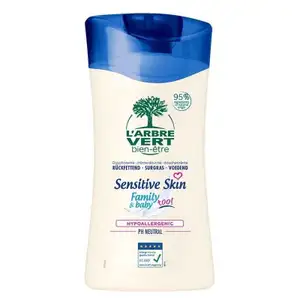 Shower Cream for Sensitive Skin for Family and Baby - L'Arbre Vert