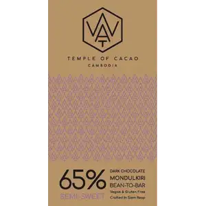 65% Semi-Sweet Dark Chocolate - Wat Chocolate