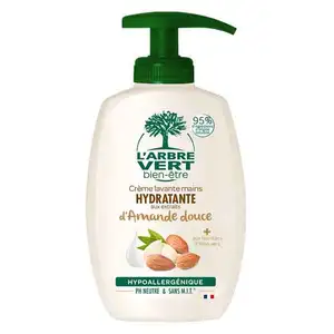 Sweet Almond Extract Hand Wash Cream - L'Arbre Vert