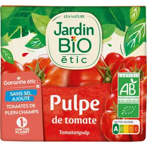Organic Tomato Pulp No Added Salt - Jardin Bio