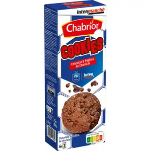 Chocolate & Chocolate Chips Cookies - Chabrior