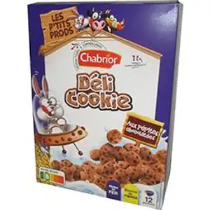Chocolate Chips Cookies Cereal (Déli Cookie) - Chabrior