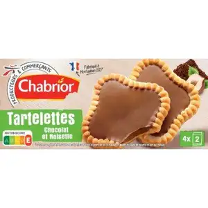 Chocolate and Hazelnut Tarts - Chabrior