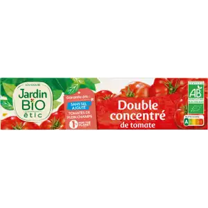Organic Double Concentrated Tomato Paste No Salt Added - Jardin Bio
