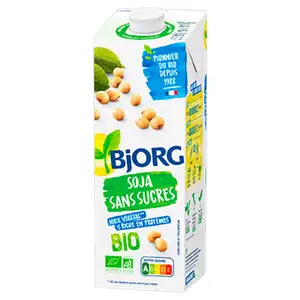Organic Soy Milk Sugar Free - Bjorg