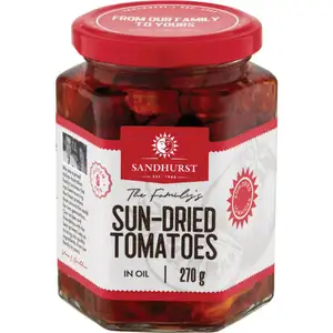 Sun-Dried Tomatoes in Oil - Sandhurst