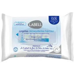 Wipes Make Up Removing Normal to Combination Skin - Labell