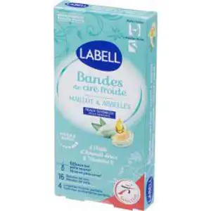 Bikini Lines & Armpit Wax Strips - Labell