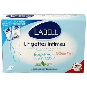 Individual Intimate Wipes - Labell