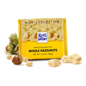 White Chocolate with Whole Hazelnuts - Ritter Sport