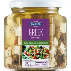 Cheese Cubes with Olives and Herbs - Emborg
