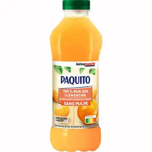 Clementine Juice Pulp Free and No Added Sugar (Plastic Bottle) - Paquito