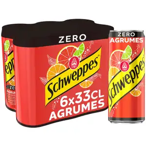 Agrum Can Sugar Free Pack - Schweppes