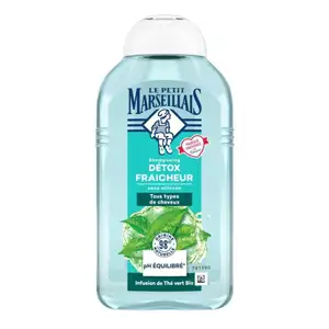 Organic Green Tea Infusion Shampoo for All Hair Types - Le Petit Marseillais