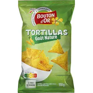 Plain Tortilla Chips - Bouton d'Or