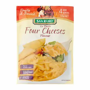 Four Cheese Flavour Pasta & Sauce - San Remo