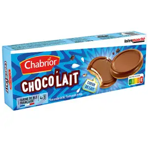 Milk Chocolate Biscuits - Chabrior