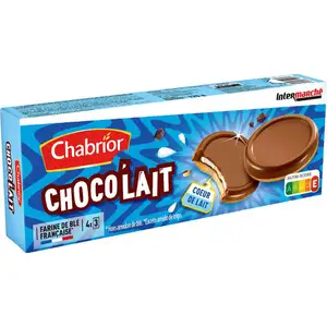 Milk Chocolate Round Biscuit (Choco'Lait) - Chabrior