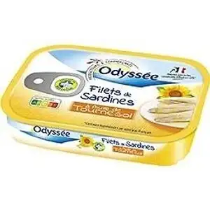 Sardines in Sunflower Oil - Odyssée