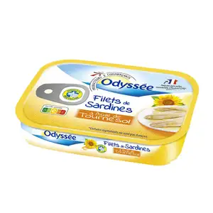 Sardine Fillets in Sunflower Oil - Odyssée