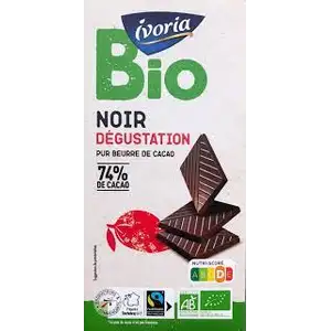 Organic Dark Chocolate 74% - Ivoria