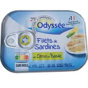 Sardine Fillet in lemon and Basil - Odyssée