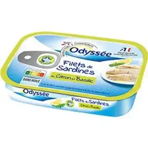 Sardine Fillets with Lemon and Basil - Odyssée