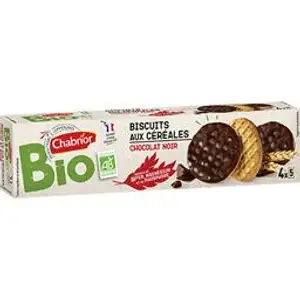 Organic Dark Chocolate Cereal Biscuit - Chabrior