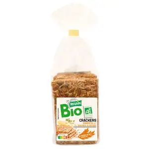 Organic Crackers Cheese & Squash Seed - Regain