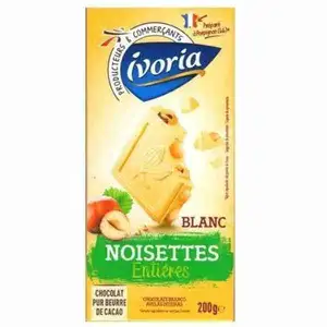 White Chocolate with Whole Hazelnut - Ivoria