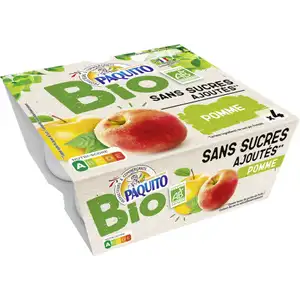 Organic Apple Puree No Added Sugar - Paquito