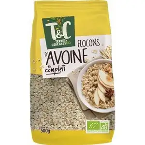 Whole Grain Oat Flakes - Terres & Céréales BIO