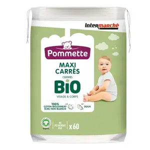 Organic Cotton Maxi Squae for Face & Body - Pommette