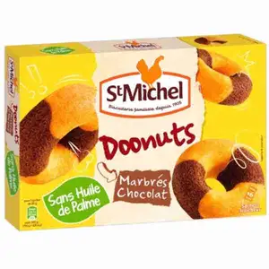 Donuts (Chocolate Marble Sponge Cakes) - St Michel