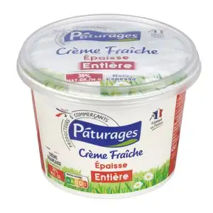 Whole Fresh Cream 30% Fat - Pâturages