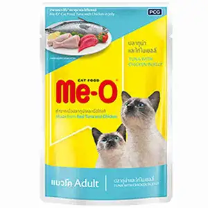 Adult Tuna with Chicken in Jelly Pouch - Me-O