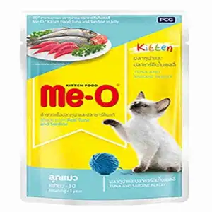 Kitten Tuna and Sardine In Jelly Pouch - Me-O