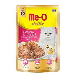 Delite Tuna with Bonito in Jelly Pouch - Me-O