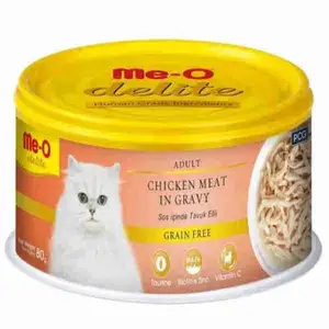 Delite Adult Chicken Flake in Cravy Grain Free - Me-O