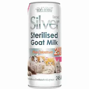 Plus Sterillised Goat Milk Plus Colostrum Can 245ml - Silver - Pet Shop