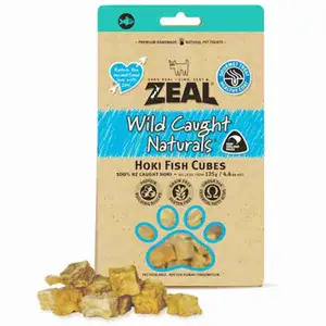 Naturals Hoki Fish Cubes - Zeal Wild Caught - Zeal